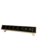 Bachmann Asztali elosztó + 5x aljzat + 2x USB-A töltő