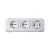 Rounded Desktop Power Strip and USB Charging Module