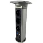 Süllyeszthető irodai elosztóoszlop