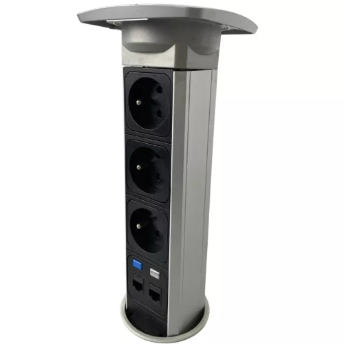 Süllyeszthető irodai elosztóoszlop