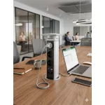 Süllyeszthető irodai elosztóoszlop