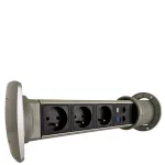 Süllyeszthető irodai elosztóoszlop