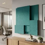 Akusztikai fali panel - zöld