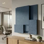 Akusztikai fali panel - kék