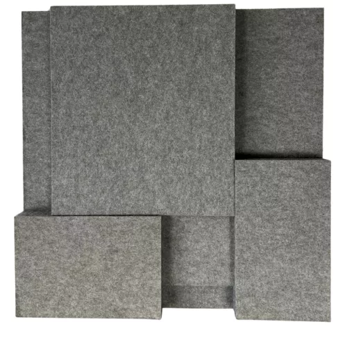 Akusztikai fali panel - szürke