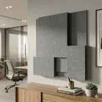 Akusztikai fali panel - szürke