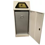 Fém szelektív hulladékgyűjtő - hármas szett