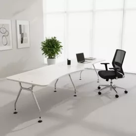Fehér 160 x 80 cm 3 fős íróasztal sziget - sorolható