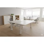 Hon Move 140 x 80 cm Elektromosan állítható íróasztal - tandem, 2 személyes
