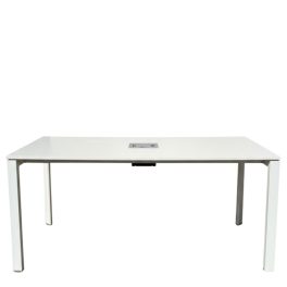 160 x 80 cm Haworth tárgyalóasztal, fehér színű