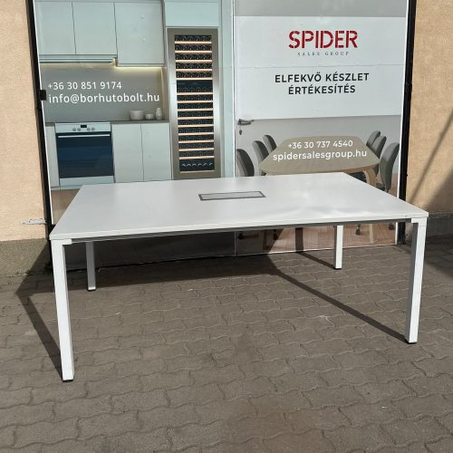 Steelcase tárgyalóasztal, fehér színű - 180x100