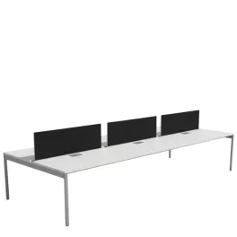 Haworth 160 x 80 cm 6 fős munkaállomás, íróasztalsziget