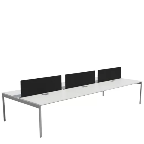 Haworth 160 x 80 cm 6 fős munkaállomás, íróasztalsziget