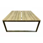 MDD OGI Y 160 x 163 cm kétszemélyes íróasztal