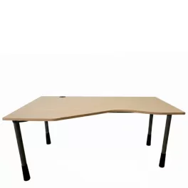 Kinnarps 160 x 80 cm íróasztal – jobbos kivitel