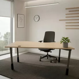 Kinnarps 160 x 80 cm íróasztal – jobbos kivitel