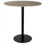 Pedrali kerek magasított tárgyalóasztal / bárasztal – fekete fém lábbal