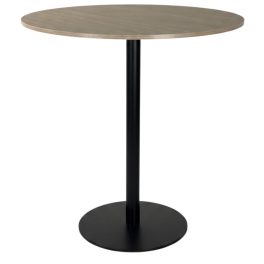   Pedrali kerek magasított tárgyalóasztal / bárasztal – fekete fém lábbal