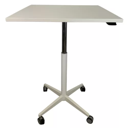 Sedus 80 x 80 cm fehér pneumatikus állóasztal