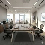 Sedus 220 x 90 cm tárgyalóasztal