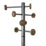 Alba króm állófogas fa gombokkal