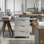 Fém irodai konténer, tároló - 3 fiókos