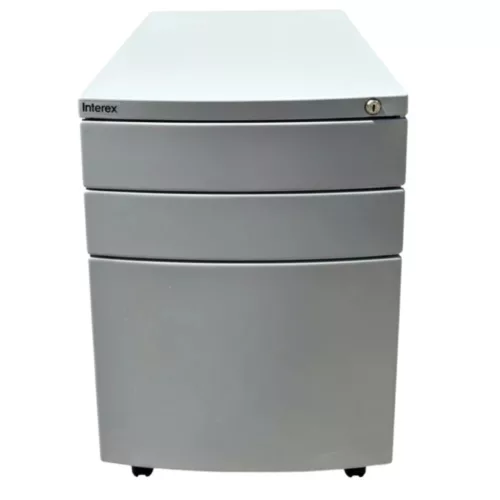 3 fiókos Interex fém irodai konténer, tároló