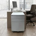 3 fiókos Interex fém irodai konténer, tároló