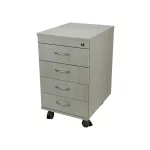 4 fiókos gurulós konténer – világos juhar színben