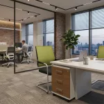 Sedus gurulós irodai konténer – 3 fiókos, fa hatású előlappal