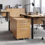 Tölgy függőmappás irodai konténer