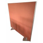 150 x 160 cm álló paraván, téglaszínű térelválasztó