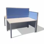 LAS asztali paraván — kék színű, 120 x 80 cm