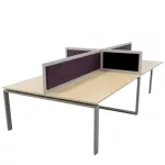 Lila színű paraván szürke bútorlapon — nagyobb