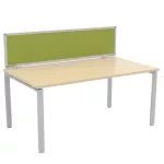 Steelcase asztali paraván — zöld szövettel