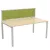 Steelcase asztali paraván — zöld szövettel