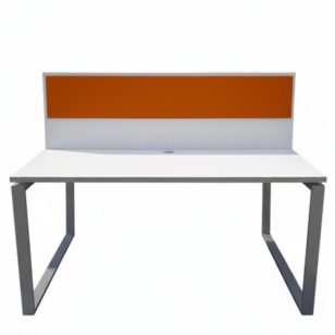 Steelcase paraván — narancssárga színű 