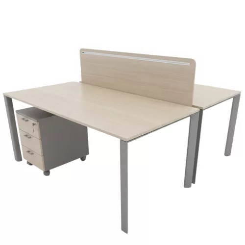 LAS asztali paraván — juhar színű