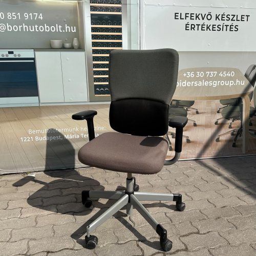 Steelcase Let's B forgószék, gurulós szék - zöld-barna