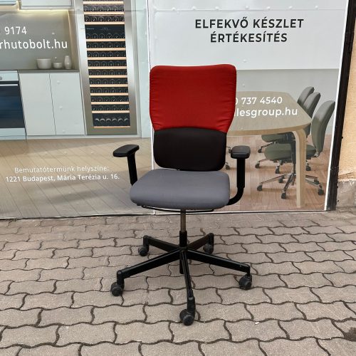 Steelcase Let's B forgószék, gurulós szék - piros