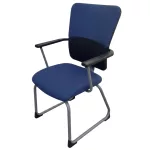 Steelcase szánkótalpas tárgyalószék, kék színben