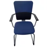 Steelcase szánkótalpas tárgyalószék, kék színben