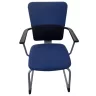 Steelcase szánkótalpas tárgyalószék, kék színben
