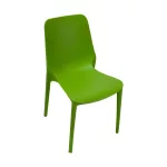 DUBLINO rakásolható műanyag szék zöld színben