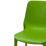 DUBLINO rakásolható műanyag szék zöld színben