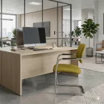 Narbutas Gama mustársárga színű tárgyalószék