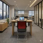 Sedus Quarterback QB-233 ergonomikus irodai tárgyalószék - piros