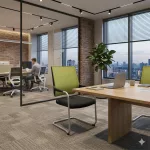 Sedus Quarterback QB-233 ergonomikus irodai tárgyalószék - zöld