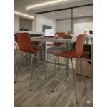 Vitra terrakotta bárszék