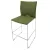 Profim zöld színű fémvázas kárpitozott bárszék